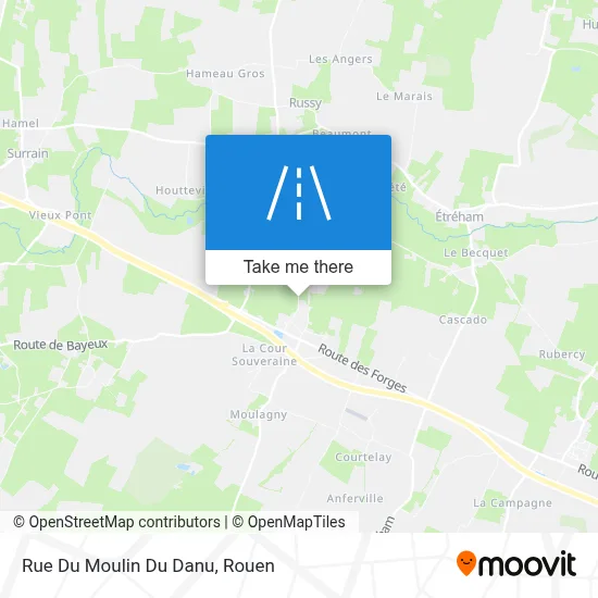 Rue Du Moulin Du Danu map