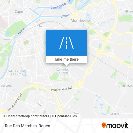 Rue Des Marches map