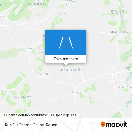 Rue Du Champ Caline map