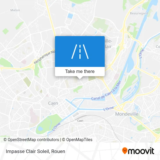 Impasse Clair Soleil map