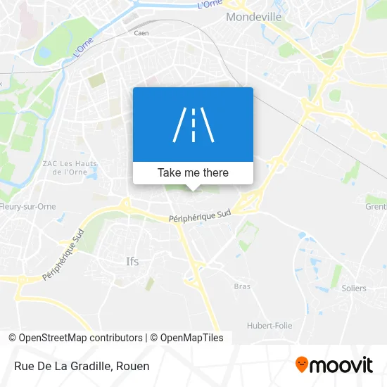 Rue De La Gradille map