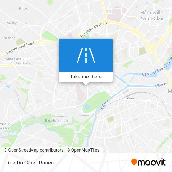 Rue Du Carel map