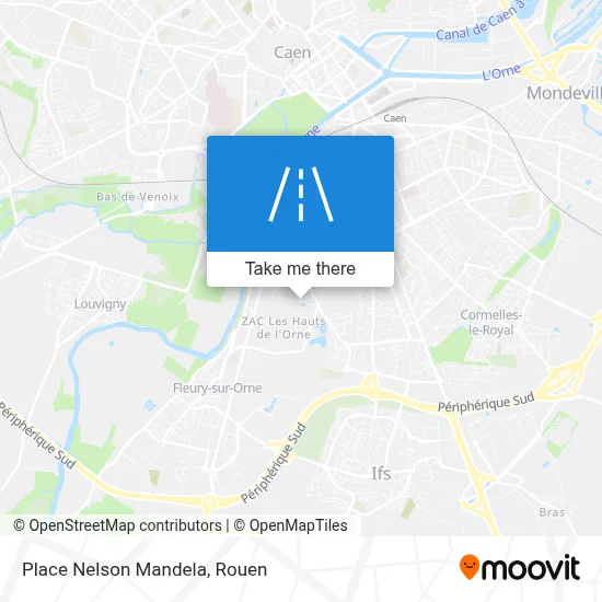 Place Nelson Mandela map