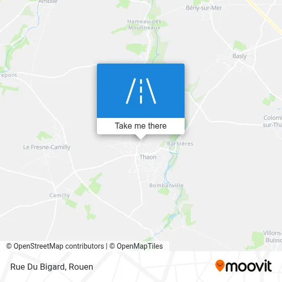 Rue Du Bigard map