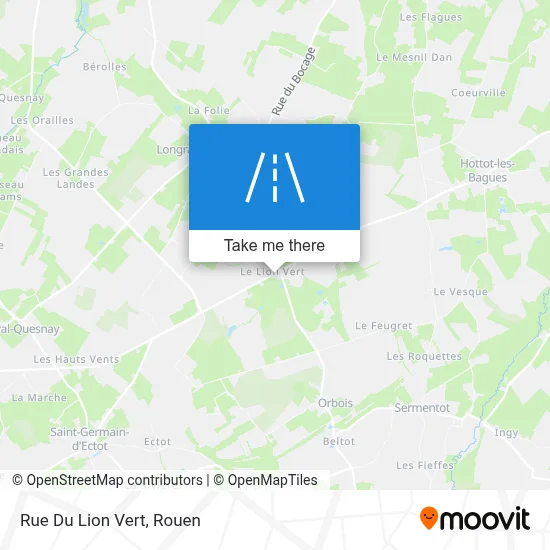 Rue Du Lion Vert map