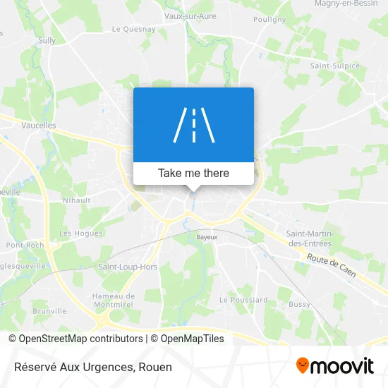 Réservé Aux Urgences map