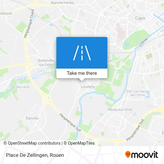 Place De Zellingen map