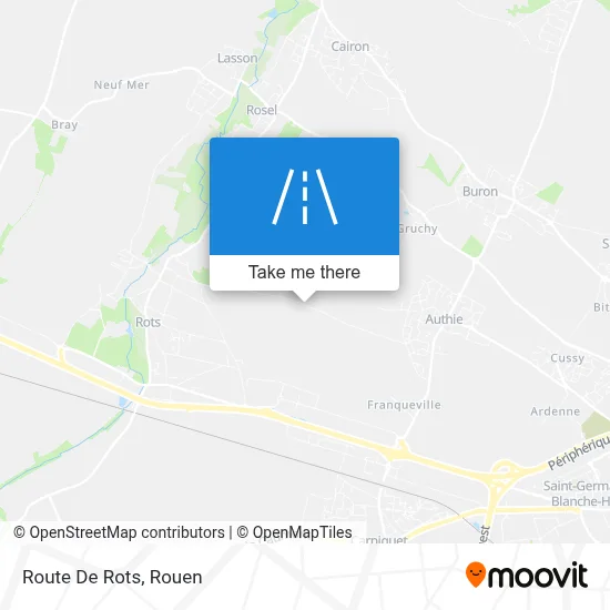 Route De Rots map