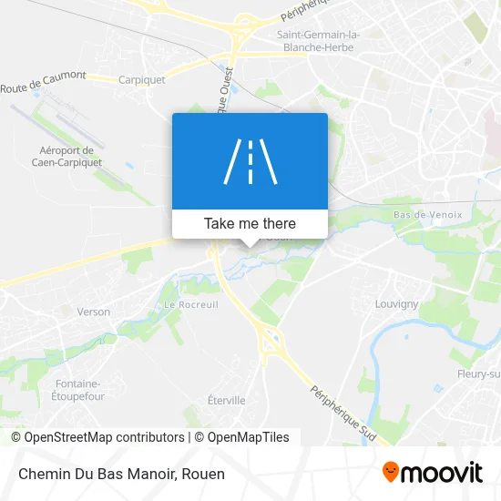 Chemin Du Bas Manoir map