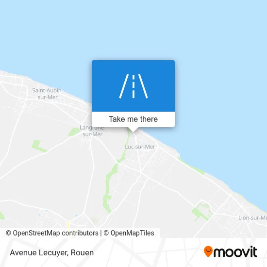 Avenue Lecuyer map