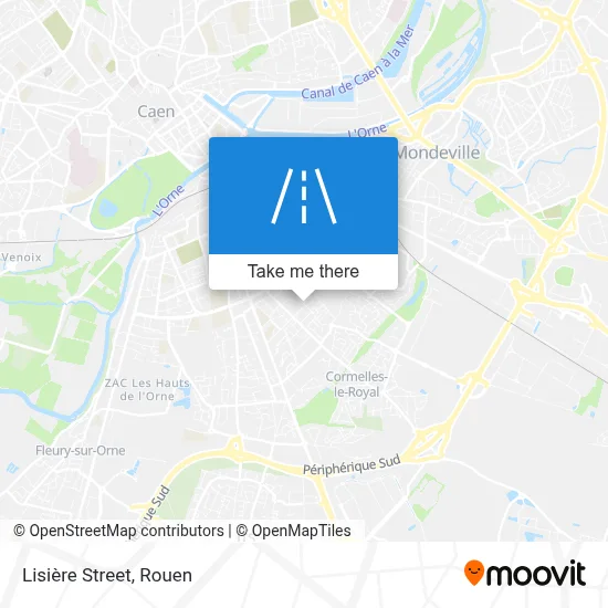Mapa Rue De La Lisière