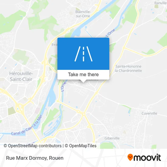 Rue Marx Dormoy map
