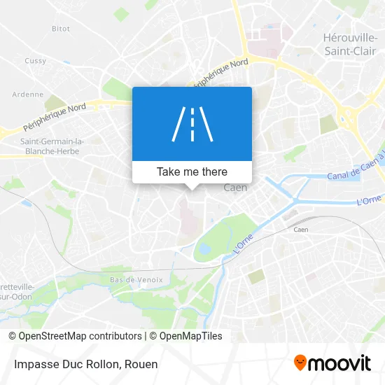 Impasse Duc Rollon map