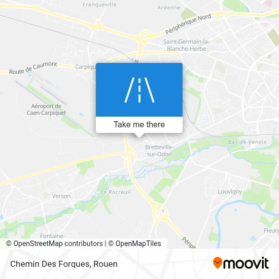 Mapa Chemin Des Forques