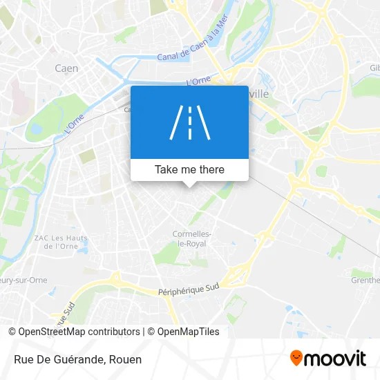 Rue De Guérande map