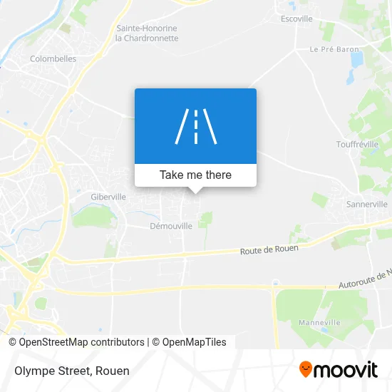 Rue De L'Olympe map