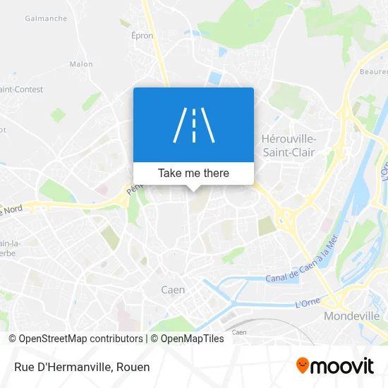 Rue D'Hermanville map