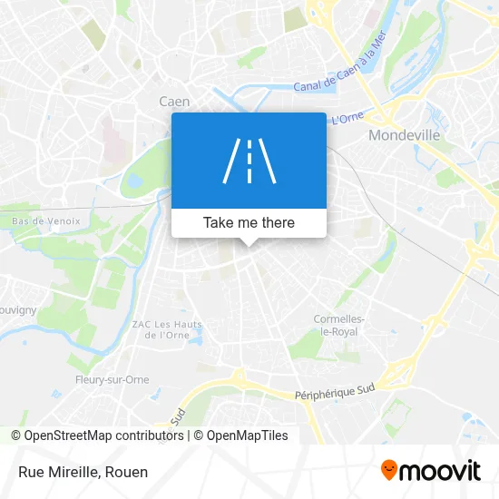 Rue Mireille map