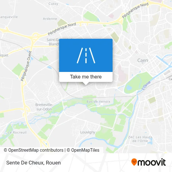 Sente De Cheux map