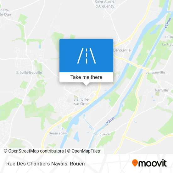 Rue Des Chantiers Navals map