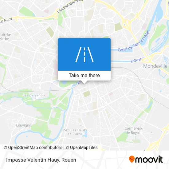 Impasse Valentin Hauy map
