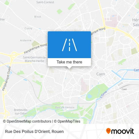 Mapa Rue Des Poilus D'Orient