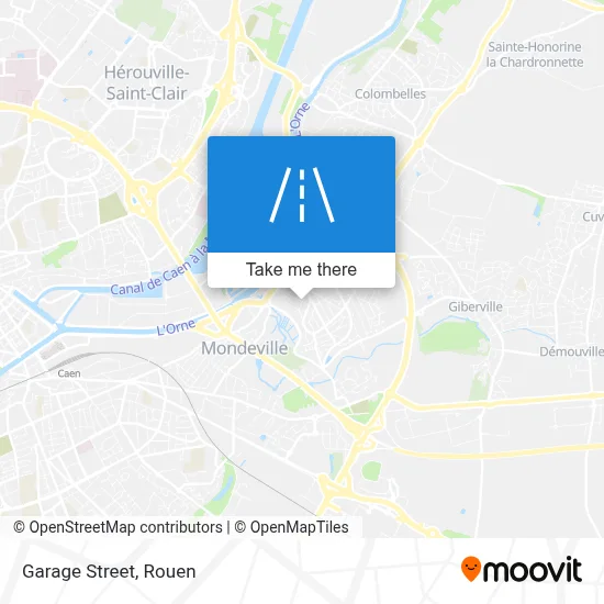 Rue Du Garage map