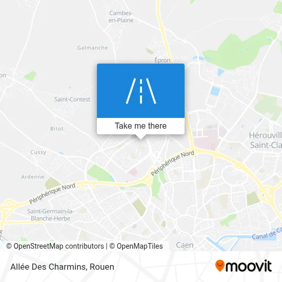 Allée Des Charmins map