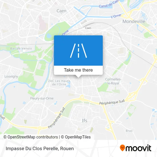 Impasse Du Clos Perelle map