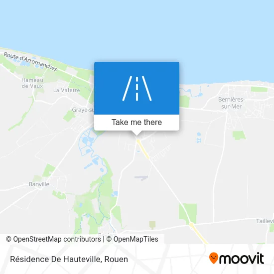 Résidence De Hauteville map