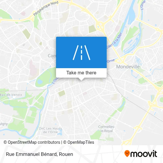 Rue Emmanuel Bénard map