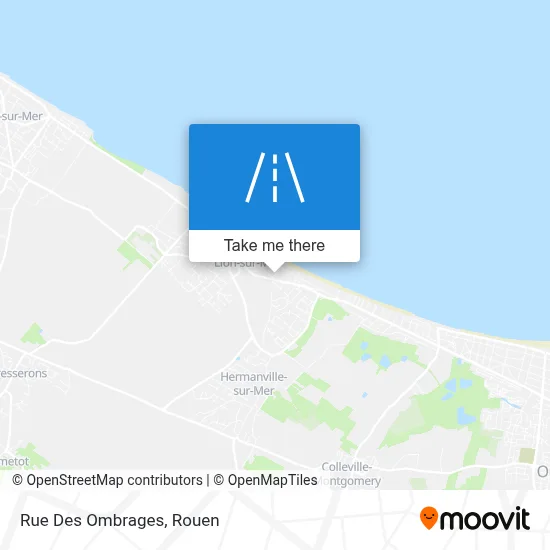 Rue Des Ombrages map