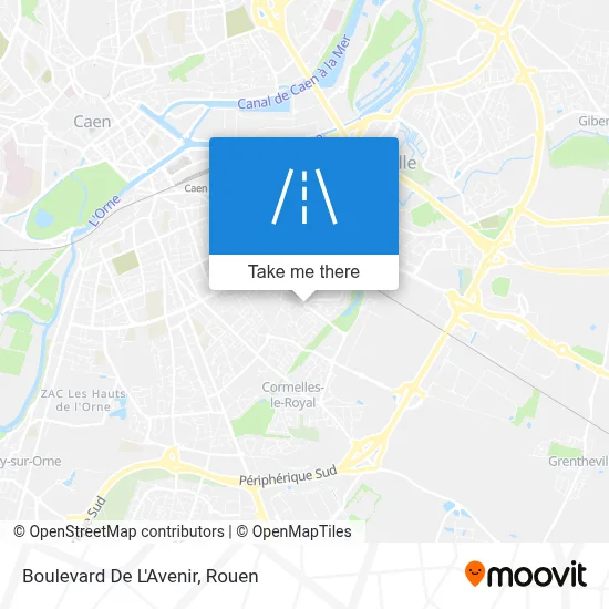 Boulevard De L'Avenir map
