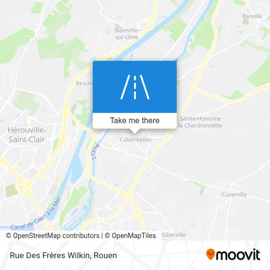 Rue Des Frères Wilkin map