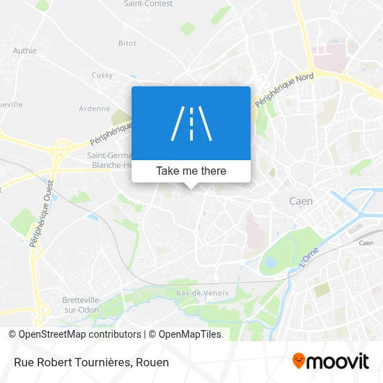 Rue Robert Tournières map