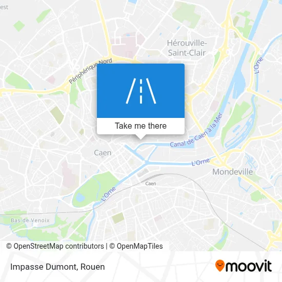 Impasse Dumont map