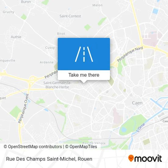 Rue Des Champs Saint-Michel map