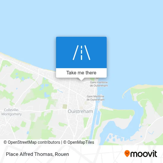 Place Alfred Thomas map