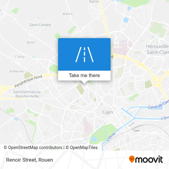 Rue Renoir map