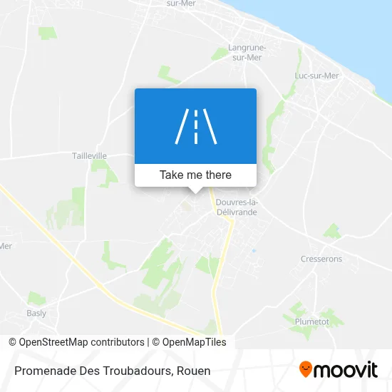 Promenade Des Troubadours map