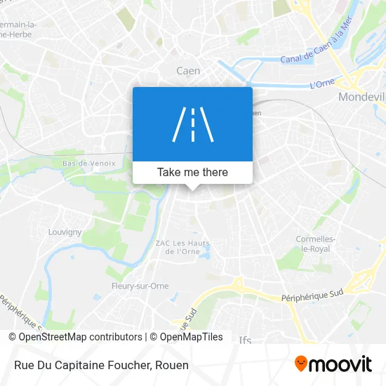 Rue Du Capitaine Foucher map
