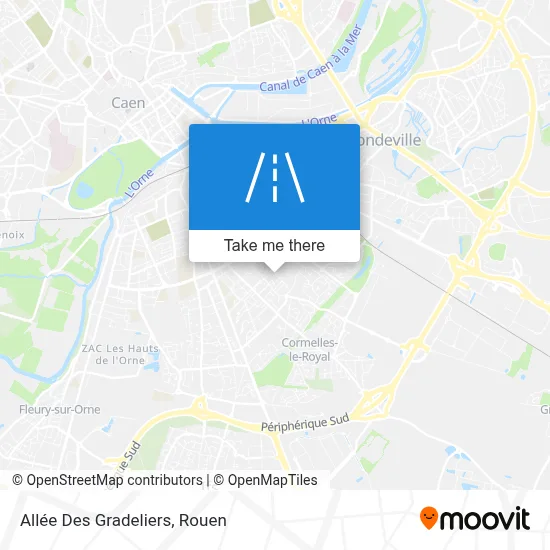 Allée Des Gradeliers map