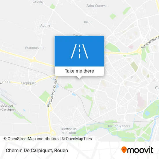 Chemin De Carpiquet map