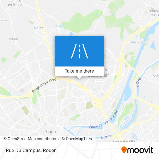 Rue Du Campus map