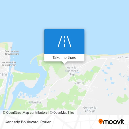Boulevard Kennedy map