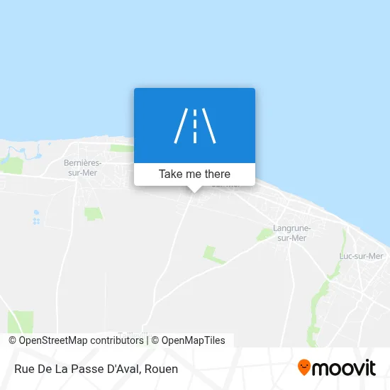 Rue De La Passe D'Aval map