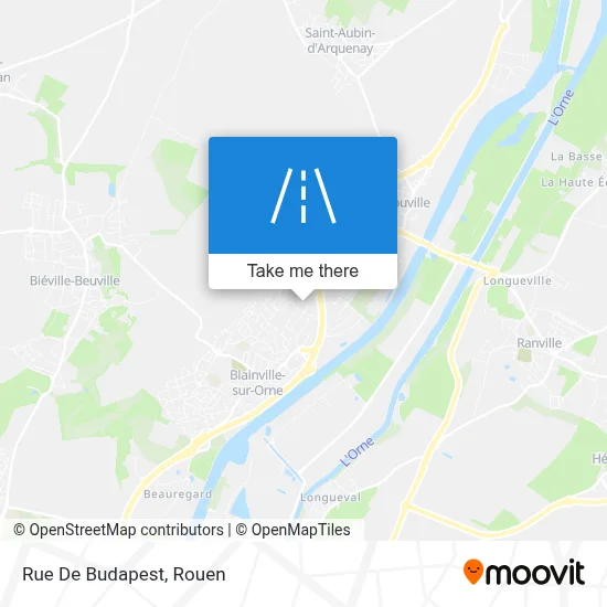 Rue De Budapest map