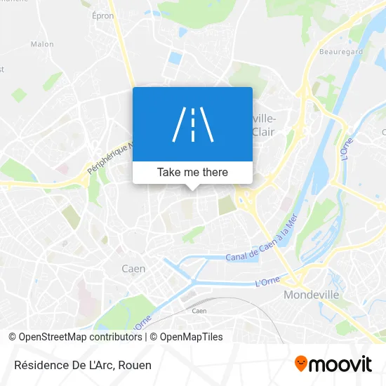 Résidence De L'Arc map