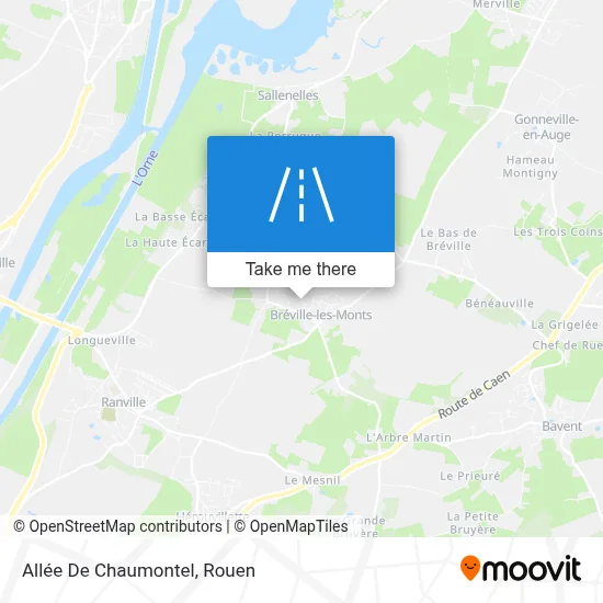 Allée De Chaumontel map