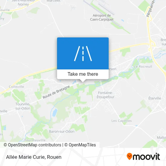 Allée Marie Curie map